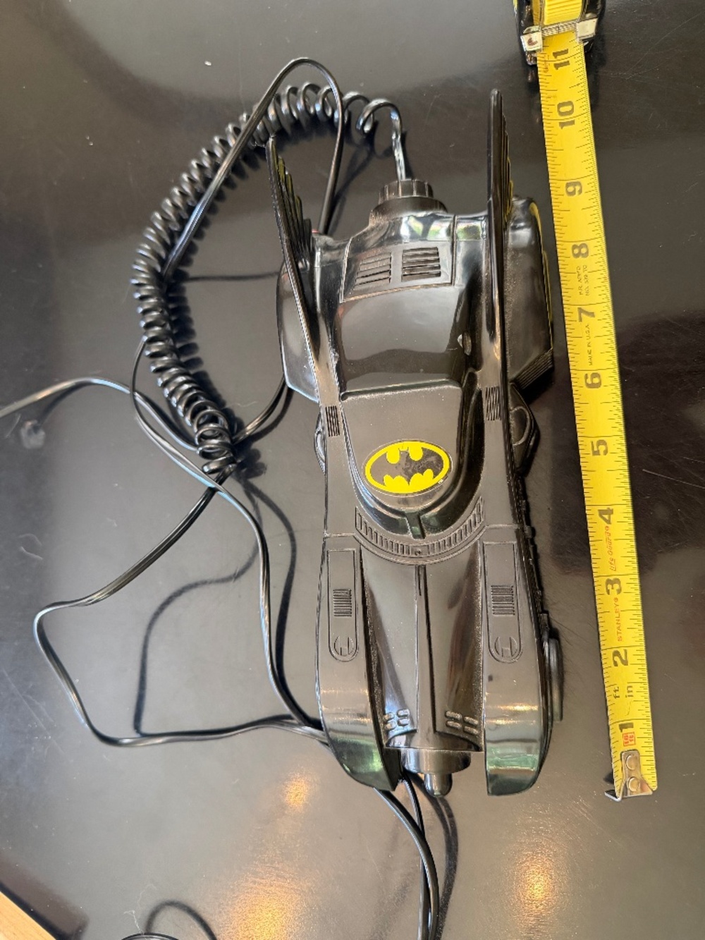 Vintage 1989 Columbia BM-10 Batman Batmobile Batphone Exc Cond Works Great!